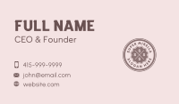 Generic Apparel Store Business Card Design