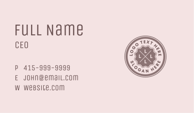 Generic Apparel Store Business Card Image Preview