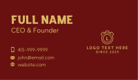 Castle Bank Letter Business Card Image Preview