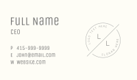 Tailor Clothing Stamp Business Card Image Preview