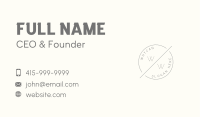Tailor Clothing Stamp Business Card Image Preview