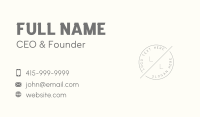 Tailor Clothing Stamp Business Card Image Preview