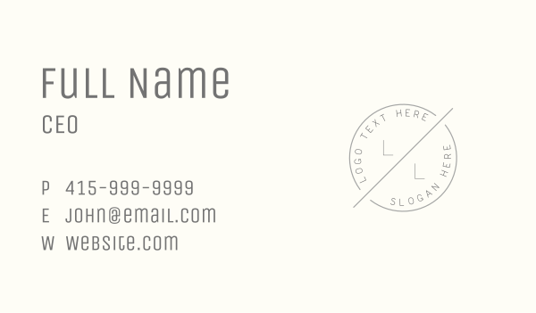 Tailor Clothing Stamp Business Card Design Image Preview
