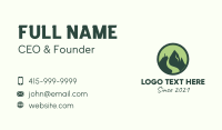 Nature Mountain Badge  Business Card Image Preview