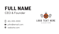 Round Bee Business Card Design