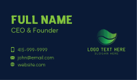 Gradient Tech Frequency Business Card Image Preview
