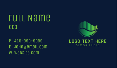 Gradient Tech Frequency Business Card Image Preview