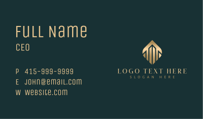 Luxury Building Architecture Business Card Image Preview