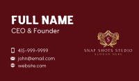 Luxury Royal Shield Business Card Image Preview