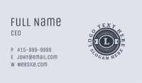 Vintage Circle Business Business Card Image Preview