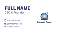 Blue Global Controller Business Card Design