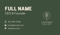 Eucalyptus Leaf Oil Business Card Image Preview