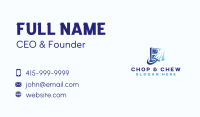 Window Squeegee Cleaner Business Card Image Preview