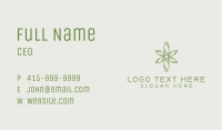 Green Garden Flower  Business Card Image Preview