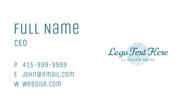  Elegant Feminine Wordmark Business Card Design Image Preview