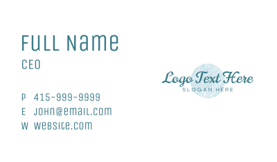  Elegant Feminine Wordmark Business Card Image Preview