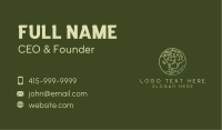 Green Nature Wellness  Business Card Image Preview