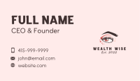 Sparkling Woman Eyelashes Business Card Image Preview