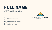 Mountain Hill Trekking Business Card Image Preview