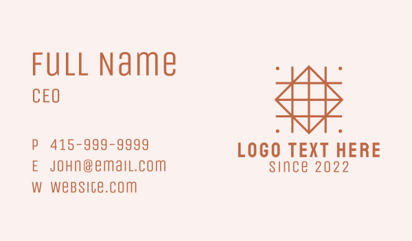 Tile Flooring Pattern  Business Card Design Image Preview