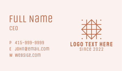 Tile Flooring Pattern  Business Card Image Preview