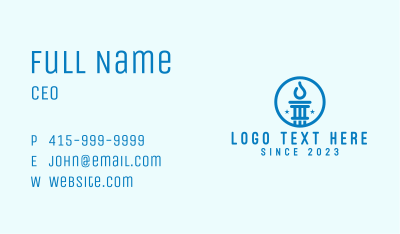 Legal Service Jury  Business Card Image Preview
