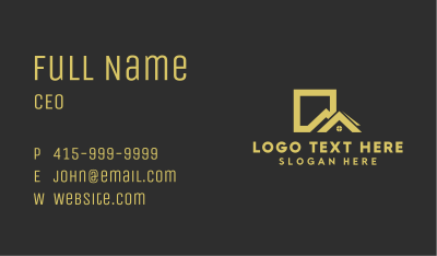 Home Renovation Roof Business Card Image Preview