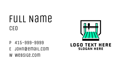Industrial CNC Machine Business Card Image Preview