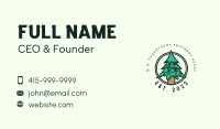 Christmas Tree Badge  Business Card Image Preview