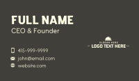 Generic Food Wordmark Business Card Design