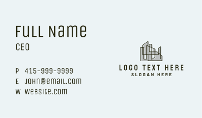 Cityscape Architecture Property Business Card Image Preview