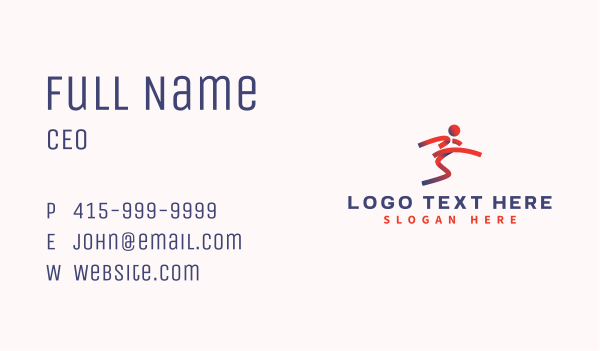 Sports Athletic Player Business Card Design Image Preview