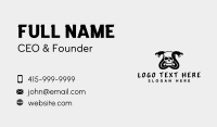 Cobra Snake Skull Business Card Design