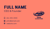 Modern Electric Car Business Card Design