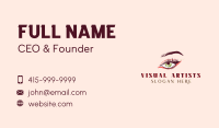 Makeup Artist Eyelashes Business Card Image Preview