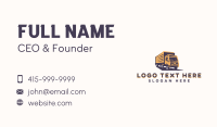 Automotive Truck Courier Business Card Preview