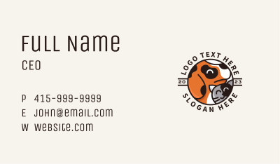 Happy Cat Dog Veterinary Business Card Image Preview