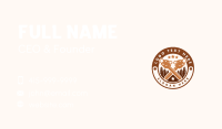 Chainsaw Tree Cutting Business Card Image Preview