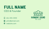 Green House Garden Business Card Image Preview