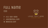 Coffee Shop Mustache Business Card Image Preview