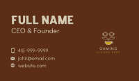 Coffee Shop Mustache Business Card Design