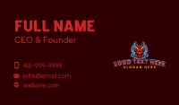 Gaming Demon Mask Business Card Image Preview