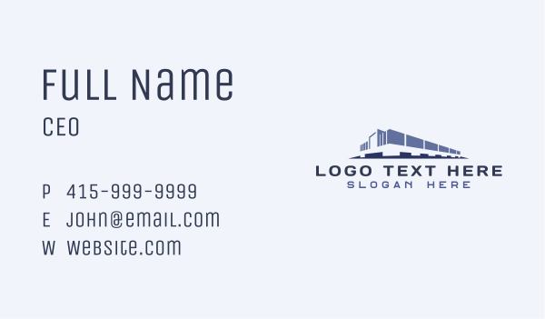 Warehouse Sortation Facility Business Card Design Image Preview