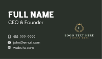 Classic Crown Wreath  Business Card Image Preview