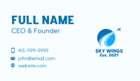 Blue World Travel Business Card Image Preview