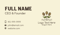 Coffee Bean Plant Business Card Image Preview