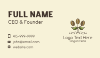 Coffee Bean Plant Business Card Preview