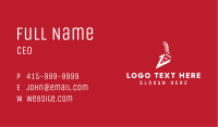 Pizza Letter Z Business Card Image Preview