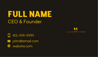 Tech App Wordmark Business Card Image Preview