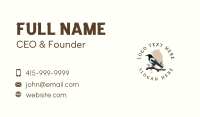 Korean Magpie Bird Business Card Design